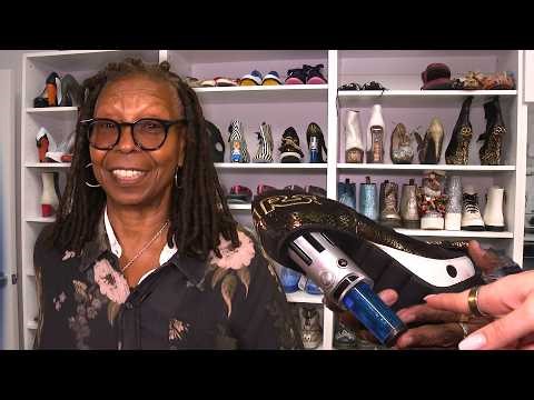 Whoopi Goldberg OFFICE TOUR! Her WILD Shoe Collection and Commitment to Staying SINGLE (Exclusive)