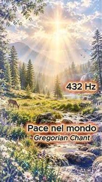 Pace nel mondo..Gregorian Chant...For Inner Peace..432Hz