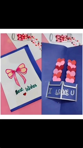DIY Pop-Up Gift Heart Card 💌 | Easy Handmade Card idea #diy #craft #aesthetic #cute #viral #shorts