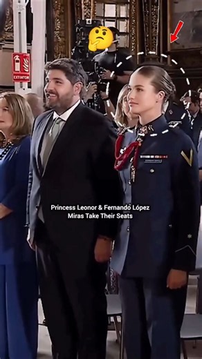 Princess Leonor & Fernando López Miras Take Their Seats