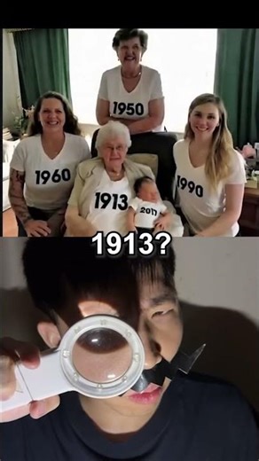 The family members are of different ages #shorts