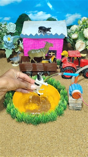 ‎Diy tractor video mini water pump science project #diykisanfarm #tractor​ #youtubeshorts 859