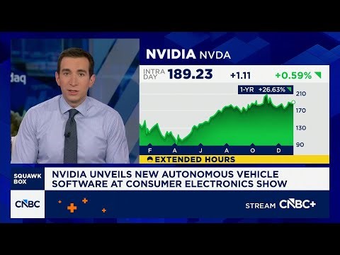 Nvidia unveils new autonomous vehicle software at CES