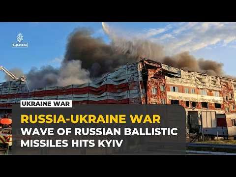 Russia launches largest missile barrage at Ukraine's Kyiv since start of war