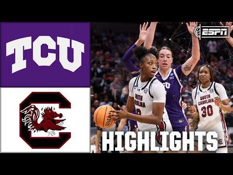Elite Eight: TCU Horned Frogs vs. South Carolina Gamecocks | Full Game Highlights | ESPN CBB