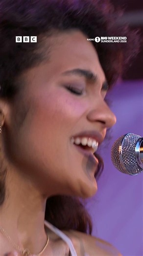 lady lady at #BigWeekend 💗✨ olivia dean. watch on bbc iplayer, listen on bbc sounds