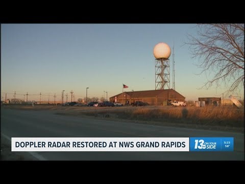 NWS restores Grand Rapids Doppler radar after multi-day outage