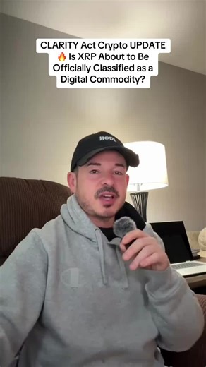 December 4th, 2025 CLARITY Act Crypto UPDATE Is XRP About to Be Officially Classified as a Digital Commodity? The CLARITY Act is the one bill that could finally define digital assets in the U.S., and the second it passes, XRP, XLM, ALGO and other decentralized networks could be officially classified as digital commodities. The bill already passed the House and is now sitting in Senate Banking - one step away from nationwide clarity. Rumors say it could move fast, but Brad Garlinghouse just said 