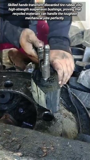 Creating Durable Heavy Duty Suspension Bushings From Recycled Tires