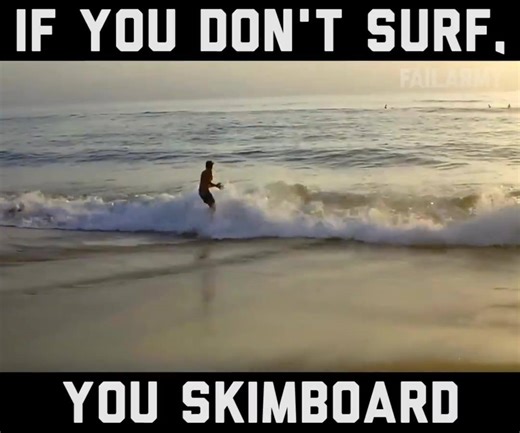 When your friend brings a skimboard to the beach and you think its the easiest thing ever. | FailArmy