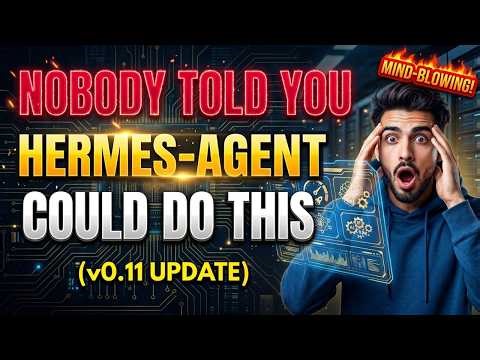 Nobody Told You Hermes Agent Could Do This (v0.11 Update)