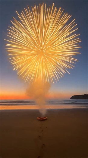 fireworks videos, fireworks POV, virtual firework show, colorful night sky, golden firework finale