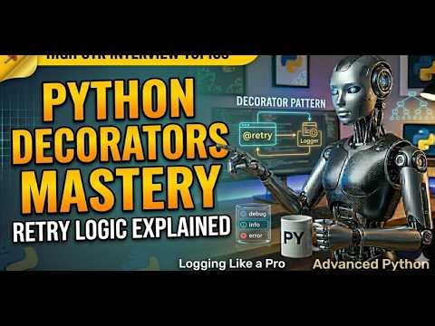 Python Decorators for Interviews | Retry, Logging & Advanced Concepts