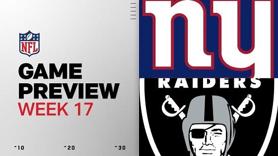 New York Giants vs Las Vegas Raiders | Week 17 Game Preview