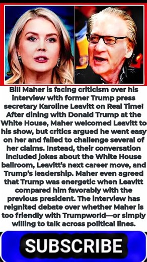 Bill Maher’s Embarrassing Karoline Leavitt Interview on ‘Real Time’