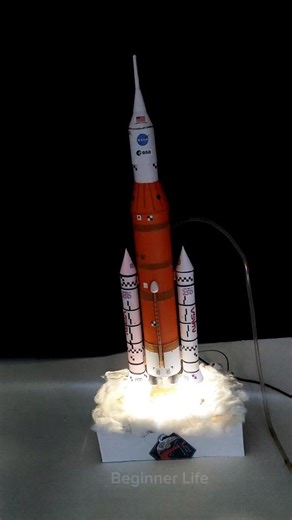 Artemis ii Rocket Launching | DIY #artemisii #rocketlaunch #diy #creative