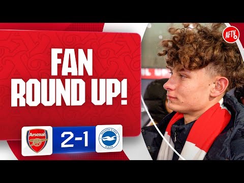 Can Arsenal Be Champions In 2026? (Fan Round Up) | Arsenal 2-1 Brighton