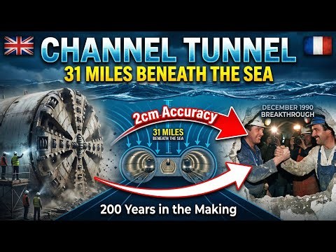 How They Built the Channel Tunnel Beneath the Sea