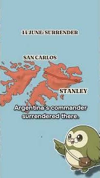 Argentina's 1982 invasion of the Falklands lasted 74 days #history