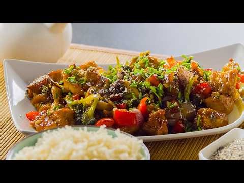 Salteado de Tofu y Verduras en Freidora de Aire 🥦 😋 Fácil y Delicioso