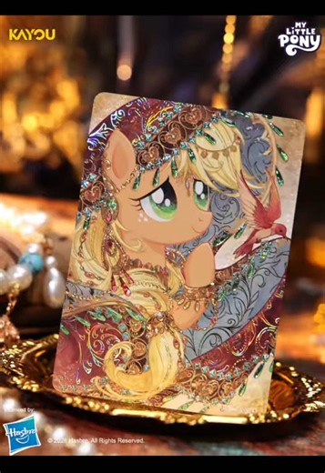 Real Shot Showcase | MLP Moon 13 · SC Card Art The ponies draped in sheer veils, adorned with gemstones on their foreheads and ears. Each gem shines like a star plucked from ancient legends. Every card is a gentle encounter with exotic charm ✨ My Little Pony - Forever Friendship Cards - Moon Edition Wave 13 Coming Soon! #mylittlepony #mlp #tradingcards #kayou #mlpfanart