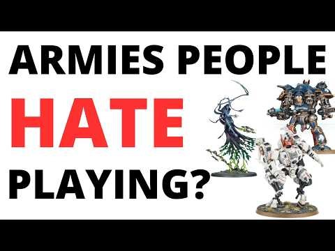 Which Warhammer 40K Armies Do People HATE Playing? (and which they like!)