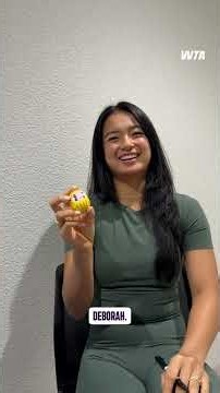 Deborah the Daruma 💛 Alex Eala sat down in Tokyo to set a goal for the rest of her season! #WTA