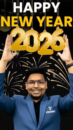 Happy New Year 2026 | #vedemy #lifescience #newyear #csirnetlifescience #gatelifescience