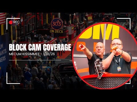 Mecum Kissimmee Live Block Cam: Sunday, Jan. 18, 2026