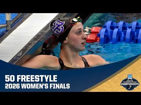 Women's 50 Freestyle | 2026 NCAA Division III Swimming & Diving Championships