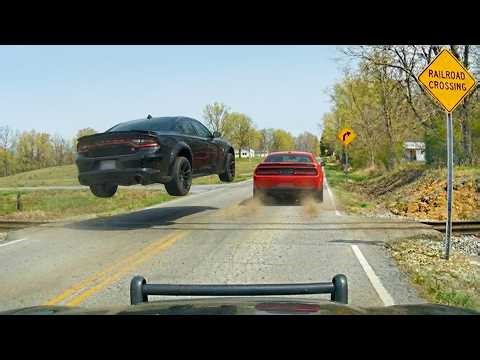 Craziest Dodge Challenger/Charger Police Chases - Caught on Dashcam