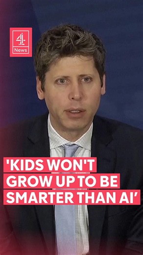 Kids will never be smarter than AI, says ChatGPT boss