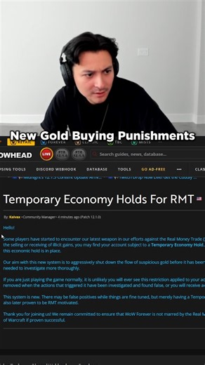 Blizzard's new "weapon" against RMT