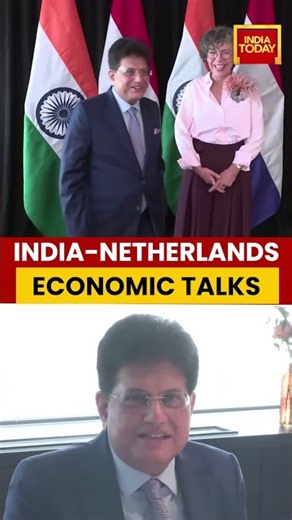 Piyush Goyal Meets Netherlands Minister Heleen Herbert In The Hague #shorts