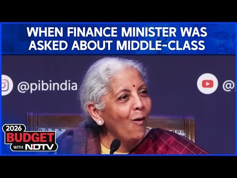 Nirmala Sitharaman's Epic Reaction On Middle-Class Question In Post Budget PC