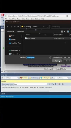 LCD Programming in AVR Microcontroller #pcbdesign #electronics