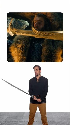 How Legit is Thorin Oakenshield’s Orcrist Sword in LOTR? #shorts