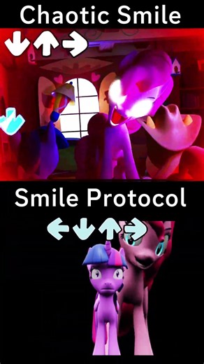 FNF Chaotic Smile vs Smile Protocol (MLP x Nocturnal Protocol)