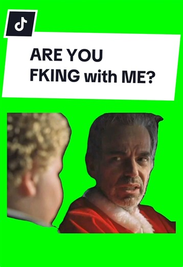 ARE YOU FKING WITH ME ? The world’s most dysfunctional Christmas duo, floating in a green void. A grumpy man in a Santa suit sits there with the energy of someone who has been asked one too many questions, while the curly-haired kid next to him just keeps talking, smiling, completely unbothered. The Santa guy cycles through every expression known to man: deadpan stare, exhausted side-eye, a smirk that says “I cannot believe I’m here,” and a sudden burst of animated ranting at absolutely nothing.