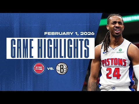 Pistons Win: Largest margin of victory in franchise history | Game Highlights | 2.1.26