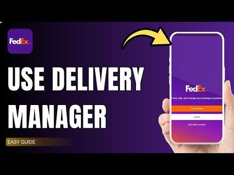 How To Use FedEx Delivery Manager Feature !
