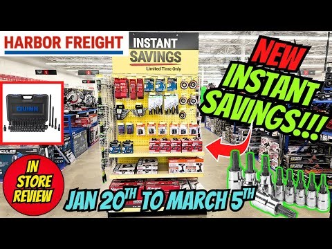 Harbor Freight Just Released NEW Instant Savings Tool Deals You Can't Miss!