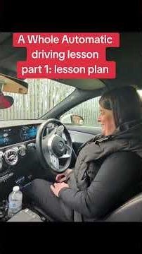 Full automatic #drivinglesson part1