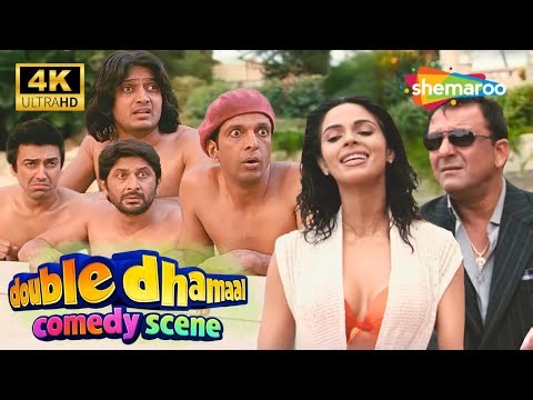 Double Dhamaal Comedy Scene! 😜 [4K] - Sanjay Dutt, Arshad Warsi, Jaaved Jaaferi, Mallika, Riteish