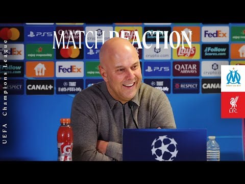 Salah return, Szoboszlai free-kick, Champions League win | Slot’s Reaction | Marseille 0-3 Liverpool