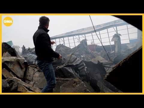 Ukraine and Russia trade massive strikes overnight
