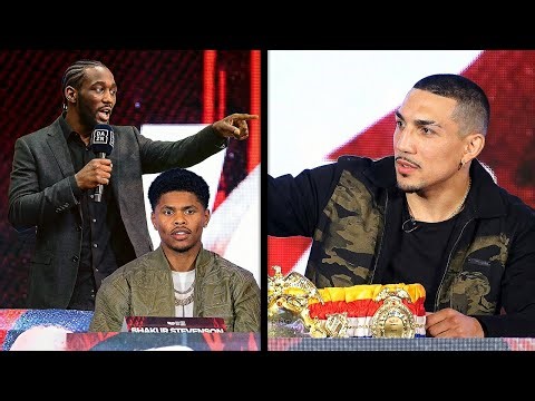 Terence Crawford INTERRUPTS Shakur Stevenson vs Teofimo Lopez Press Conference & WARNS Teofimo