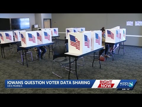 Iowa voters raise privacy concerns after state shares registration data with DOJ
