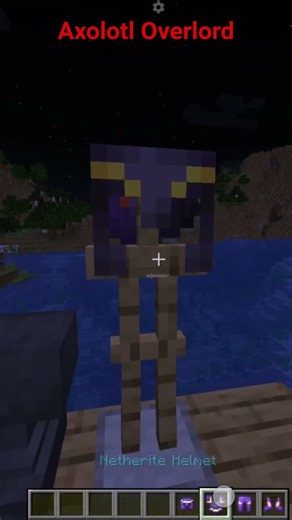 This Axolotl Armor is INSANE 😱 | Minecraft Armor Trim #AxolotlOverlord