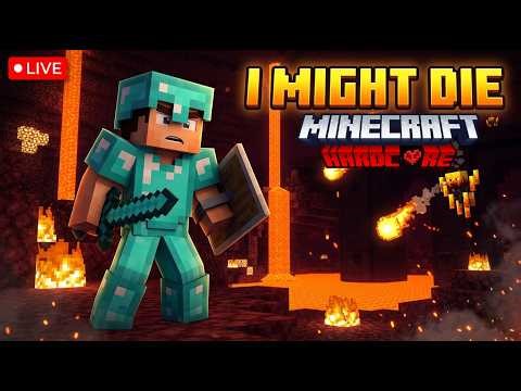 🔥Minecraft Hardcore Live Day 21 | Nether Fortress Exploration